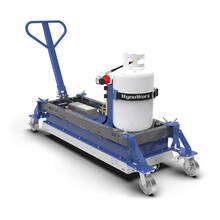 Overview of the Rynoworx R4 19 inch by 51 inch infrared asphalt repair machine