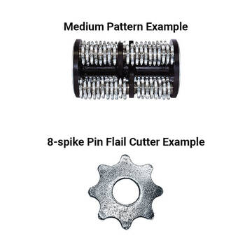 8 inch Flail-it drum and cutter examples