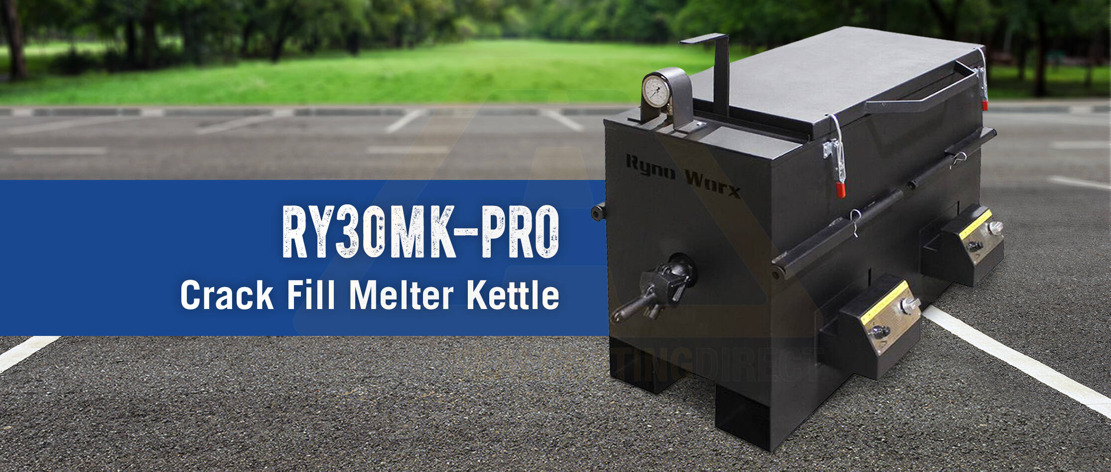 RynoWorx RY30MK Pro 30 Gallon Professional CrackFill Melter For